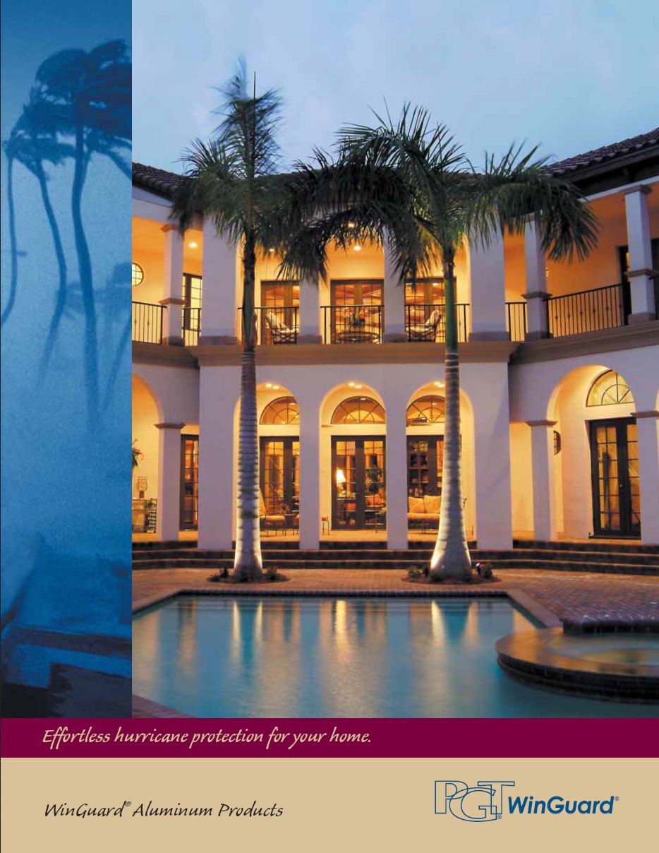 2011 PGT WinGuard Aluminum Brochure 2011